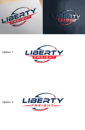 Liberty Freight | Logo Design by HEAVEN ART
