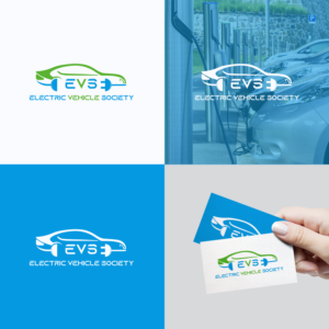 EV Society / Electric Vehicle Society / EVS (only one of these) | Logo Design by ICKE