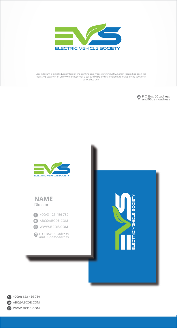 Logo Design by graphicevolution for Electric Vehicle Society | Design #26156722