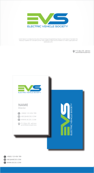 Logo Design by graphicevolution for Electric Vehicle Society | Design: #26172494