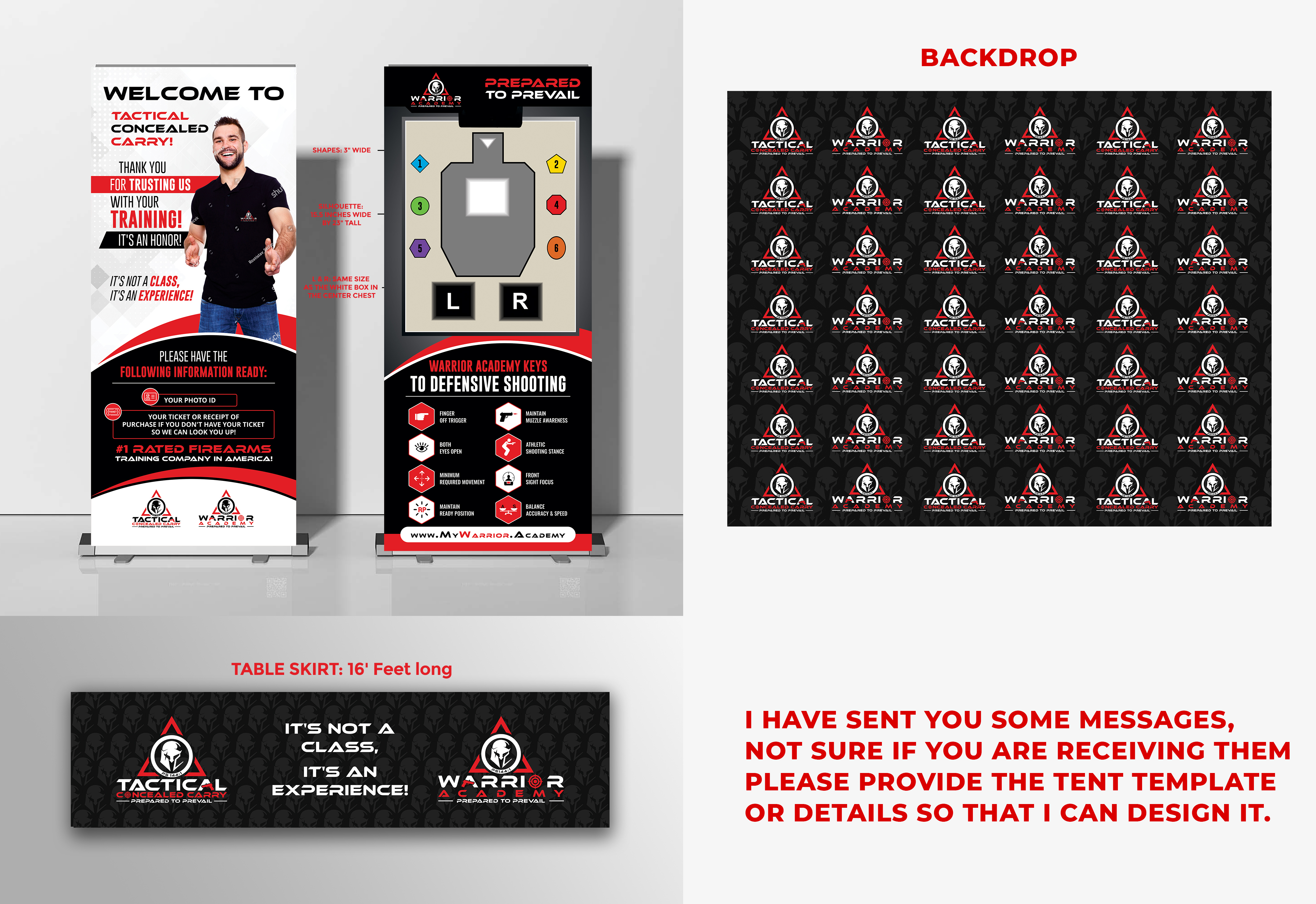 Trade Show Booth Design by ecorokerz for Tactical Concealed Carry | Design #26225367