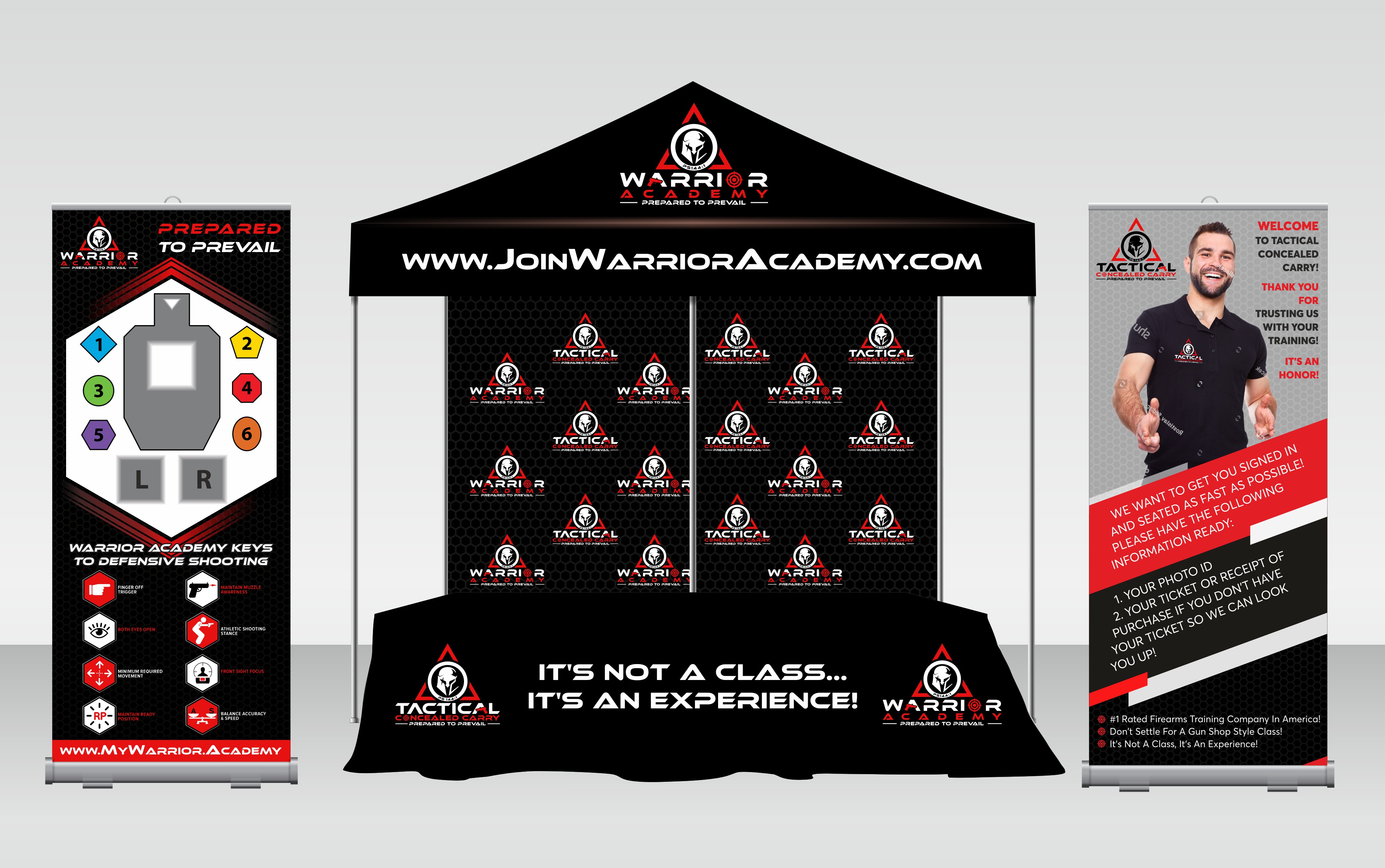 Diseño de Stand de Feria por Maestroto para Tactical Concealed Carry | Diseño #26190533