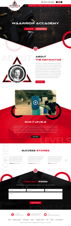 Diseño Web por pb para Tactical Concealed Carry | Diseño: #26162974