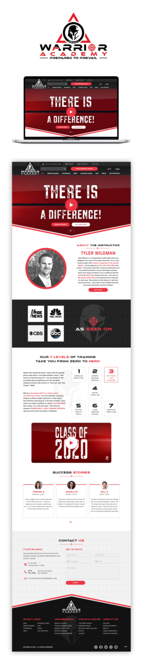 Diseño Web por pb para Tactical Concealed Carry | Diseño: #26162977