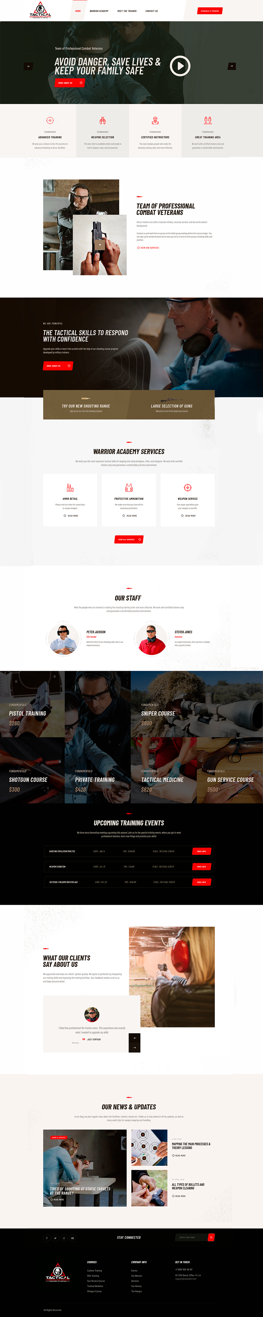 Web-Design von Aware Designer für Tactical Concealed Carry | Design #26174428
