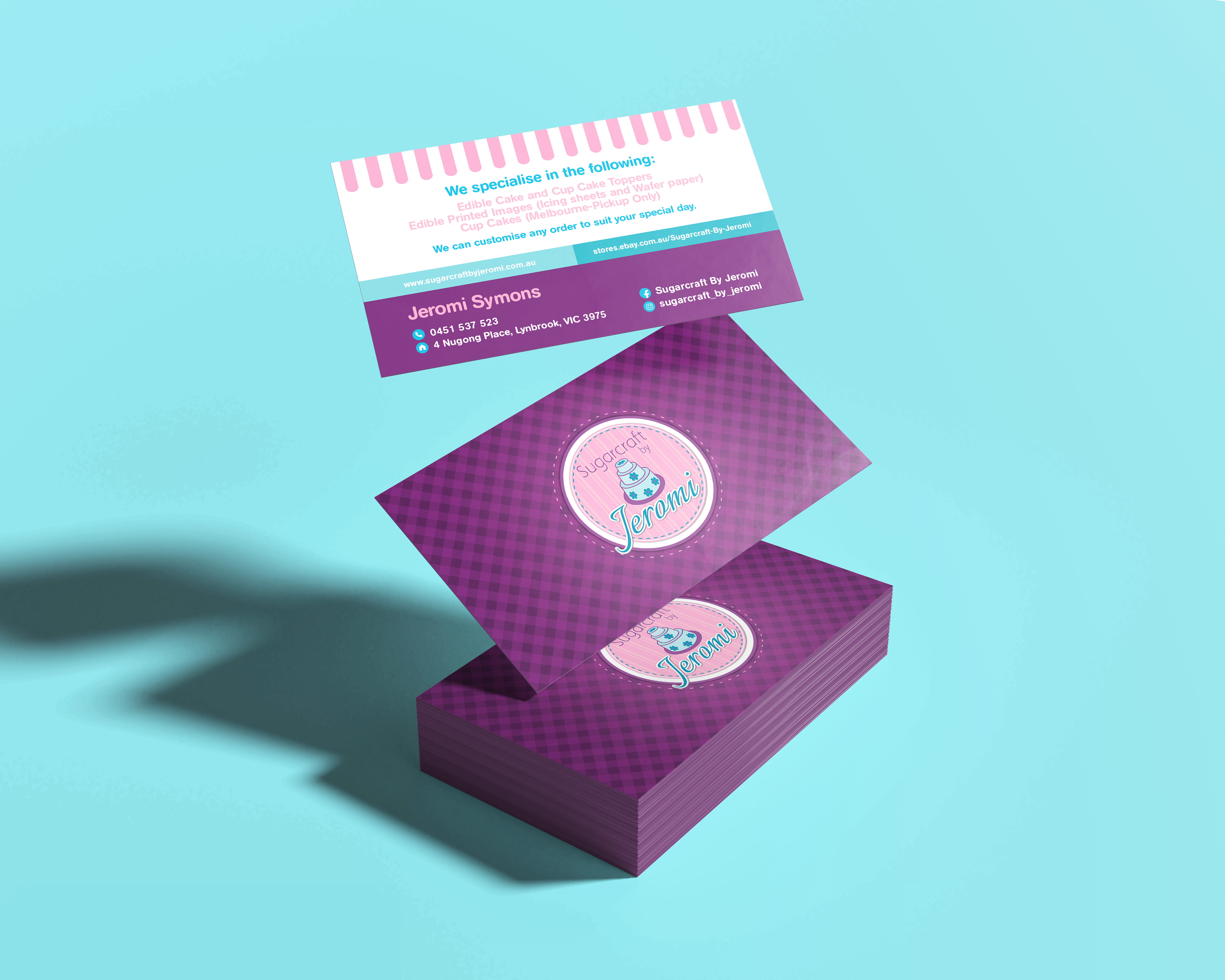 Business Card Design by jeffdefy for Sugarcraft By Jeromi | Design #26283452