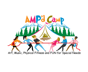 AMP'd Camp - Art, Music, Physical Fitness and FUN for Special Needs | Logo Design by blue eye