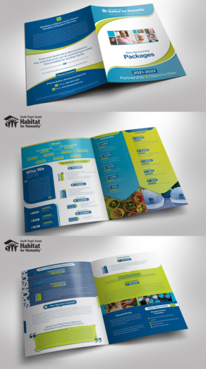 South Puget Sound Habitat for Humanity Sponsorship Menu | Graphic Design by SAI DESIGNS