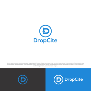 DropCite | Logo Design by Artlam Design