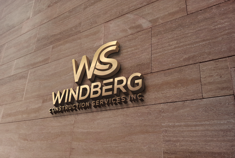 Logo Design by monmon for Windberg Construction Services Inc  | Design #26159378