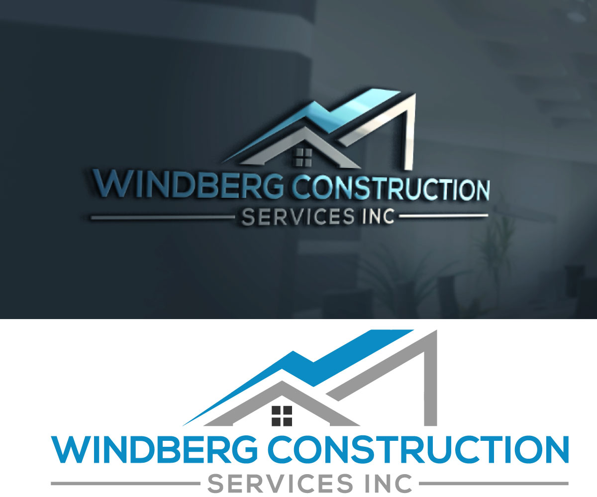 Logo Design by hablu for Windberg Construction Services Inc  | Design: #26159741
