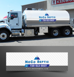 Pumper Septic Truck Design | Car Wrap-Design von ecorokerz