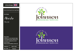Logo Design by nvisiondesign.co.uk for Johnson Gardening Services Ltd | Design: #26163403