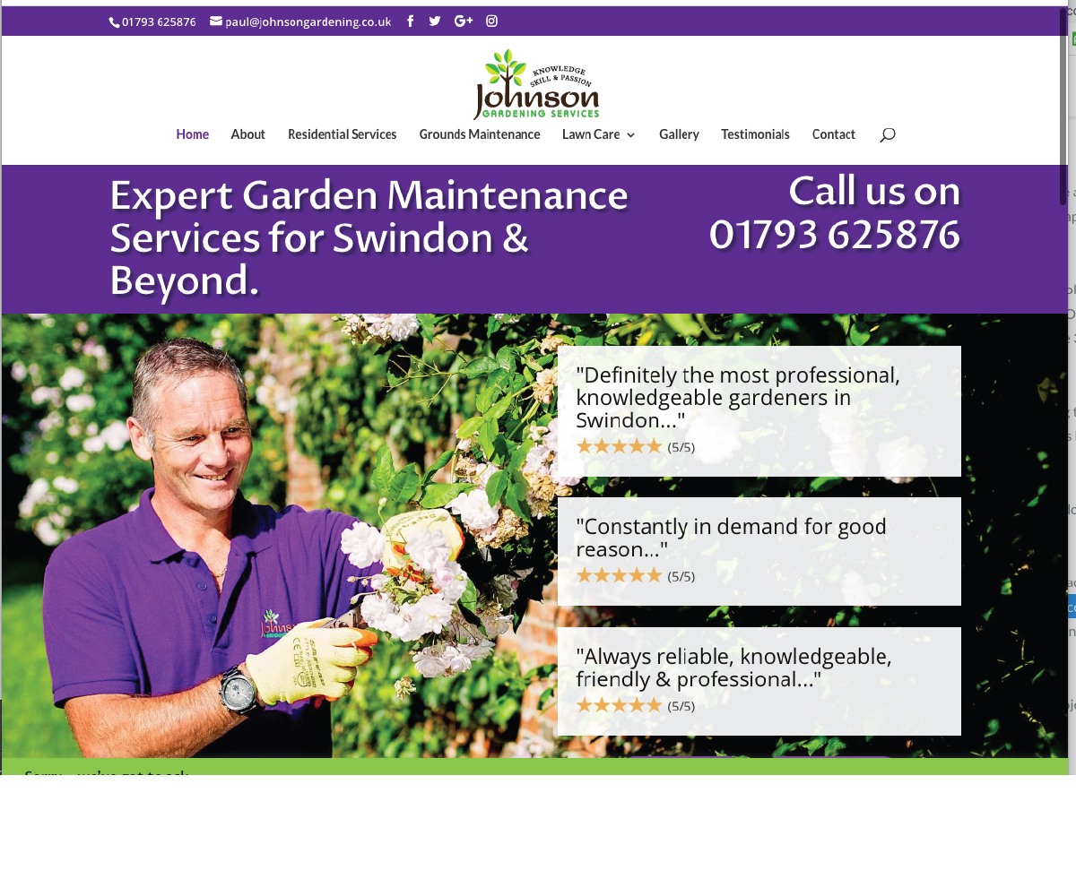 Logo Design by ATDias for Johnson Gardening Services Ltd | Design #26170928