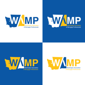 WAMP - Washington Association of Mortgage Professionals | Logo Design by Rii