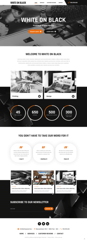 Wordpress Design by pb for Truckstop 26Bis BV | Design: #26169128