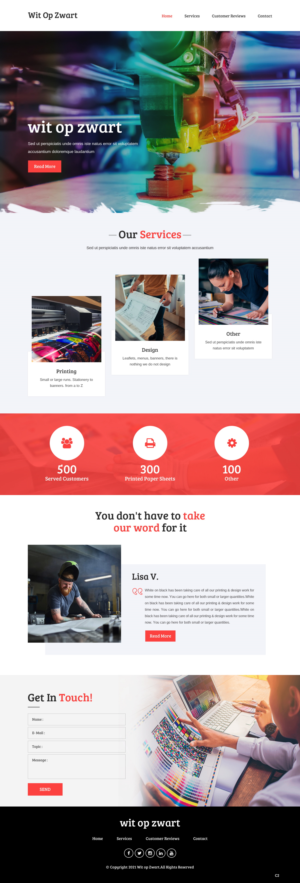 Wordpress Design by pb for Truckstop 26Bis BV | Design: #26169132
