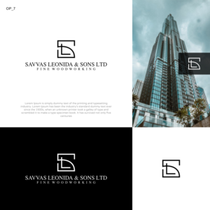 Savvas Leonida & Sons Ltd, Fine Woodworking | Logo Design by Apple Dsigner