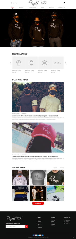 Diseño Web por pb para Piège & Trade | Diseño: #26173857