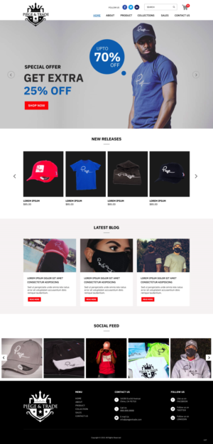 Diseño Web por pb para Piège & Trade | Diseño: #26173860