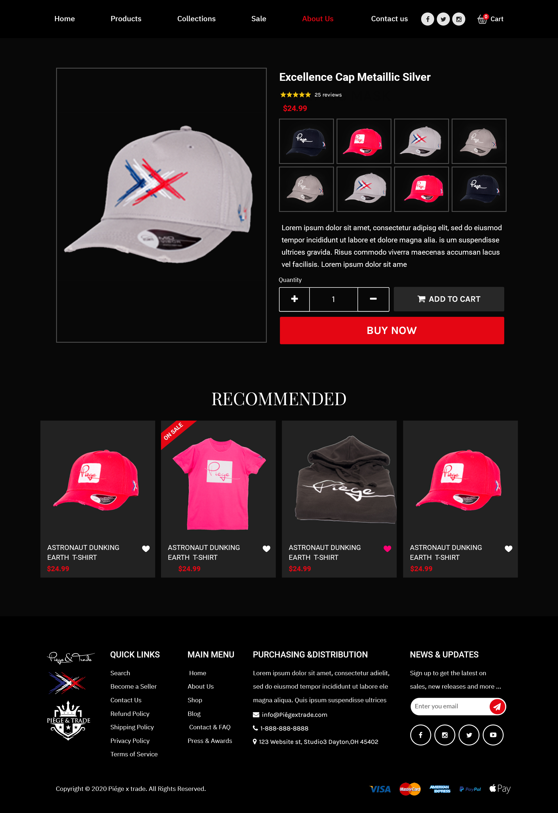 Diseño Web por Titan Eagle para Piège & Trade | Diseño #26213982