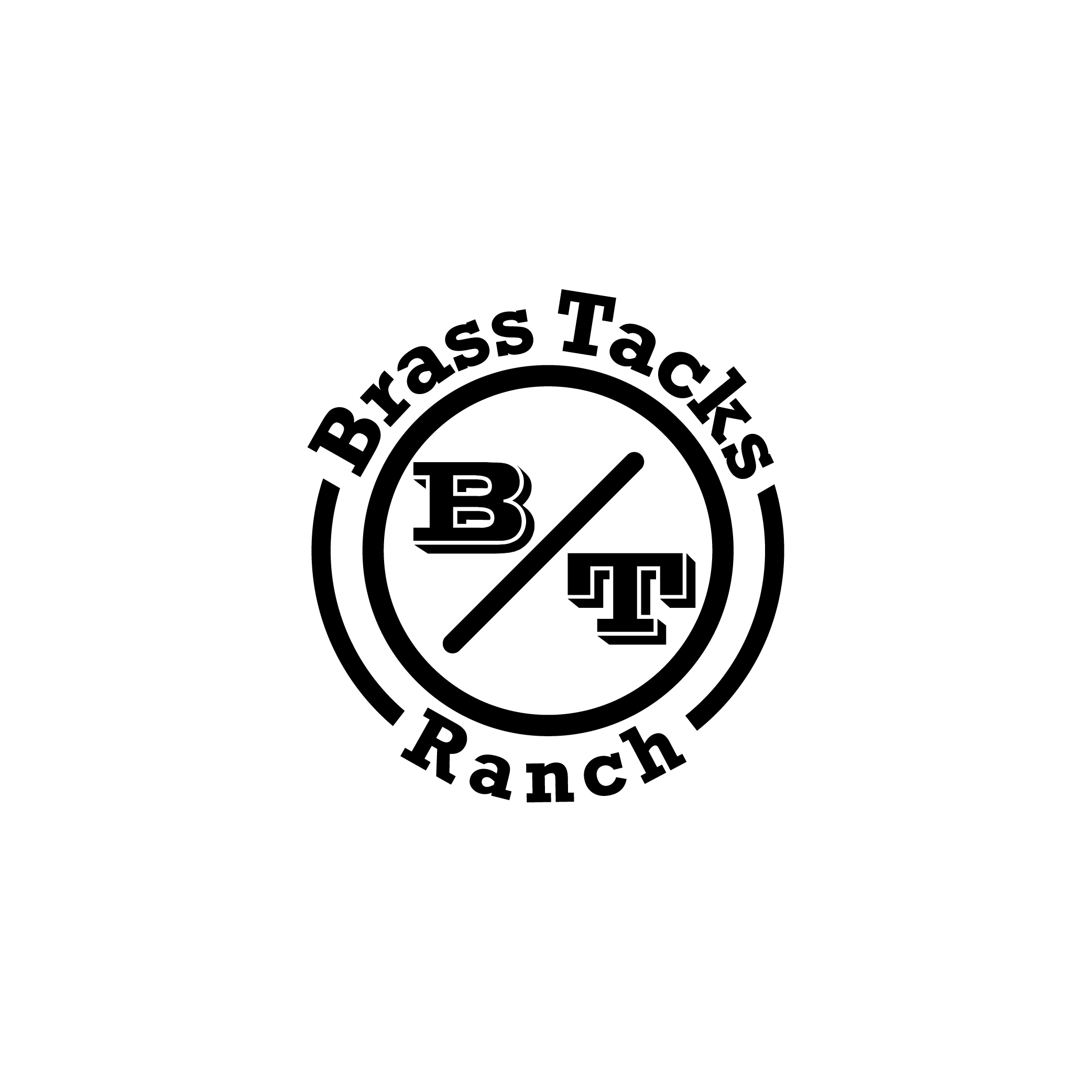 Logo Design by Spektron Designs for Brass Tacks Ranch  | Design #26206680