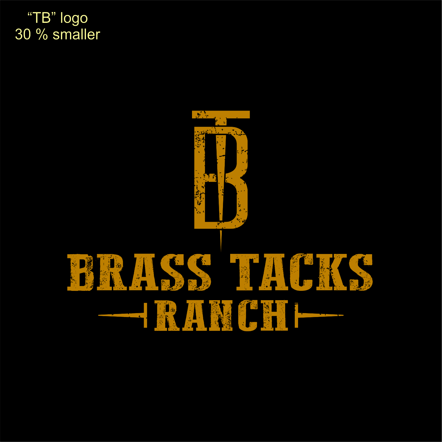 Design de Logo par JohnnyMacK pour Brass Tacks Ranch  | Design #26236481