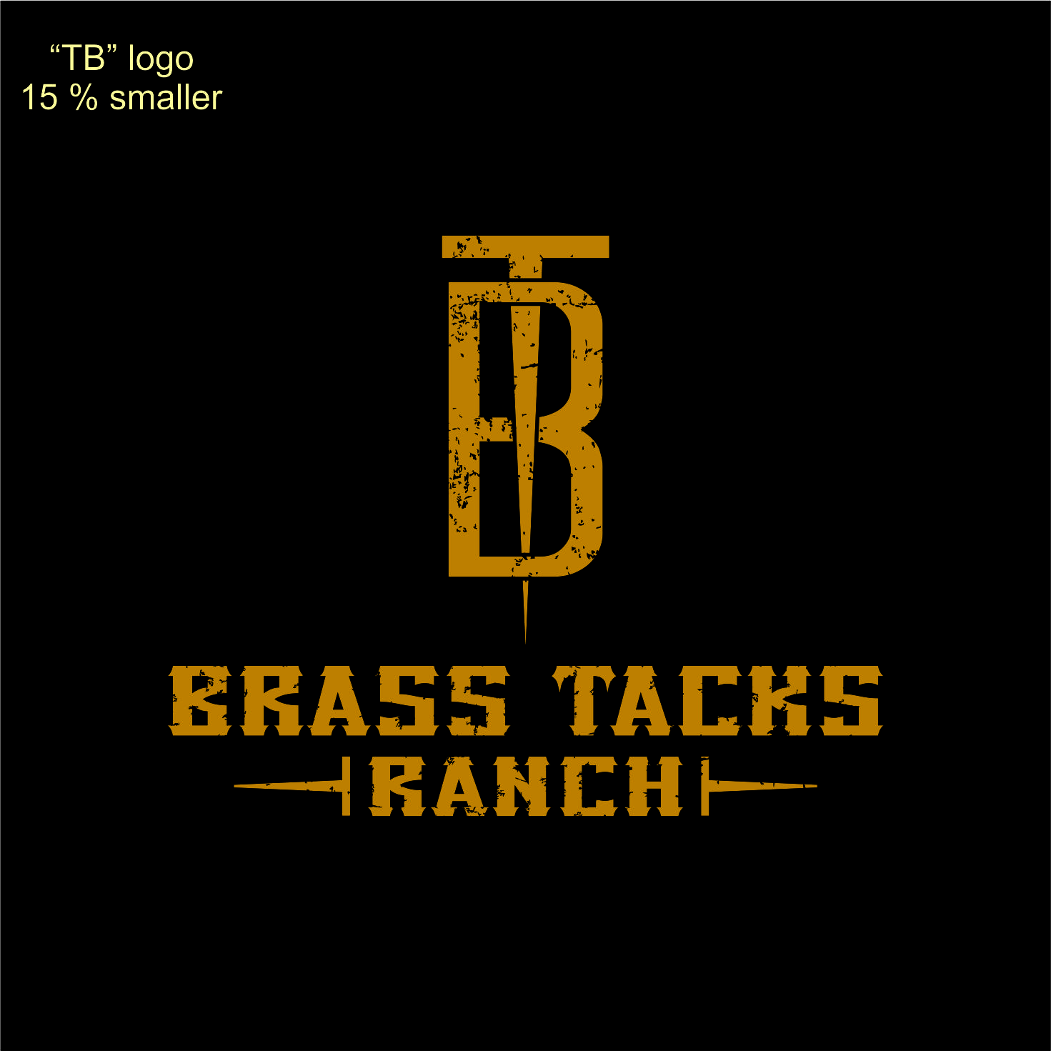 Logo Design by JohnnyMacK for Brass Tacks Ranch  | Design #26236483