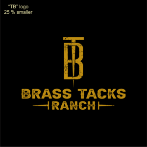 Logo Design by JohnnyMacK for Brass Tacks Ranch  | Design: #26236484