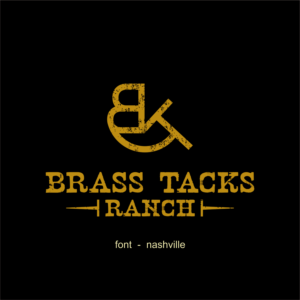 Logo Design by JohnnyMacK for Brass Tacks Ranch  | Design: #26249780