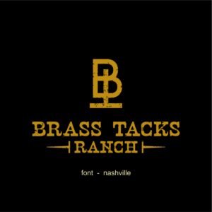 Logo Design by JohnnyMacK for Brass Tacks Ranch  | Design: #26249781