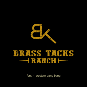 Logo Design by JohnnyMacK for Brass Tacks Ranch  | Design: #26249783