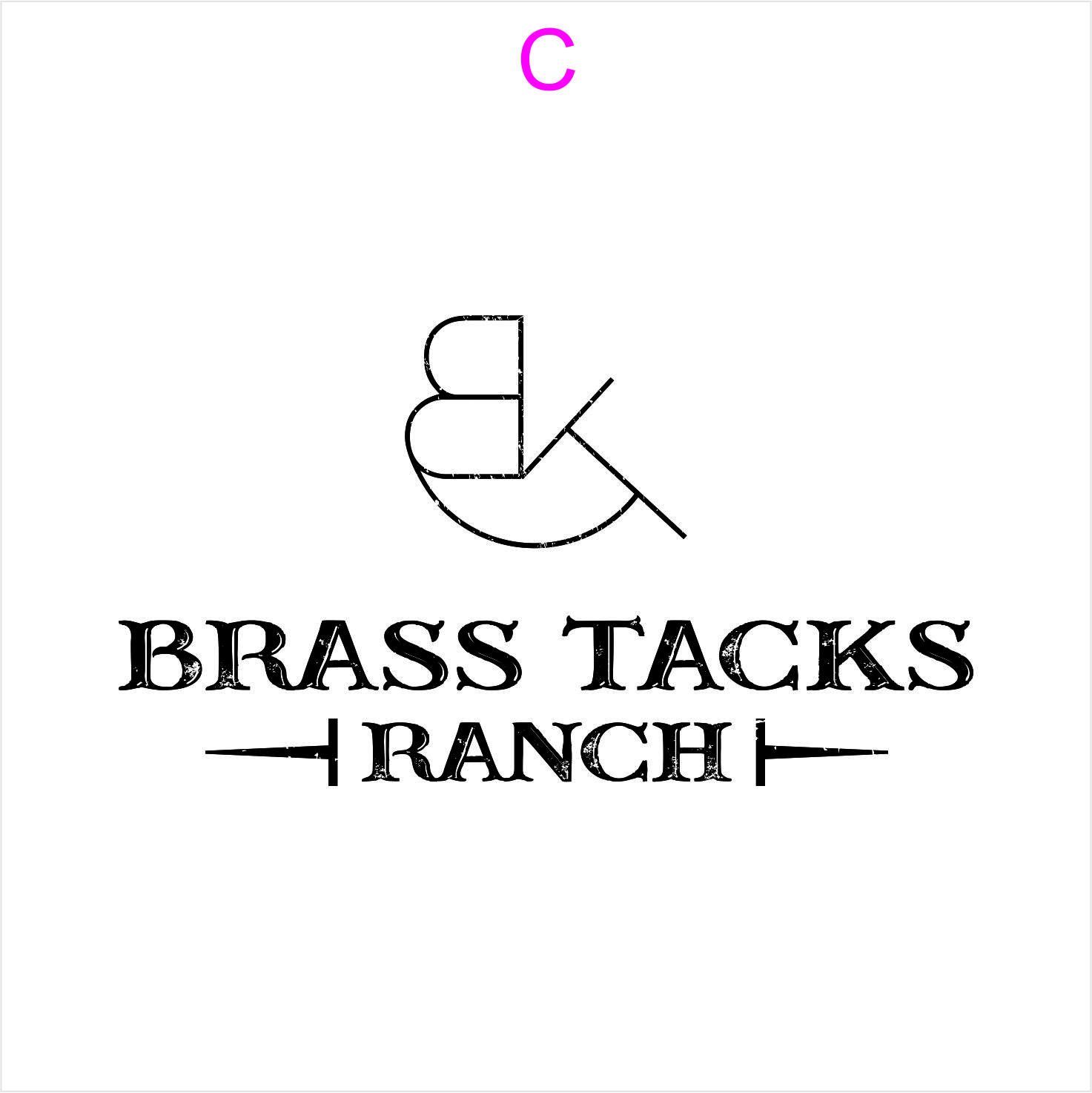 Logo Design by JohnnyMacK for Brass Tacks Ranch  | Design #26271288