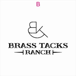 Logo Design by JohnnyMacK for Brass Tacks Ranch  | Design: #26271289