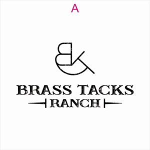 Logo Design by JohnnyMacK for Brass Tacks Ranch  | Design: #26271290