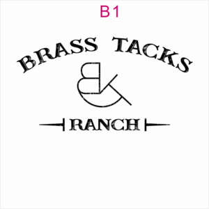 Logo Design by JohnnyMacK for Brass Tacks Ranch  | Design: #26271291
