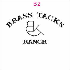 Logo Design by JohnnyMacK for Brass Tacks Ranch  | Design: #26271292