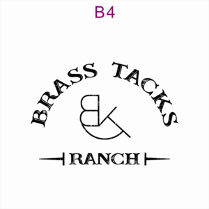 Logo Design by JohnnyMacK for Brass Tacks Ranch  | Design: #26277775