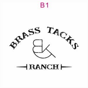 Logo Design by JohnnyMacK for Brass Tacks Ranch  | Design: #26277776