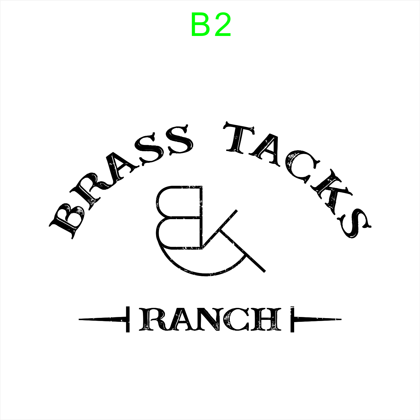 Logo Design by JohnnyMacK for Brass Tacks Ranch  | Design #26277777