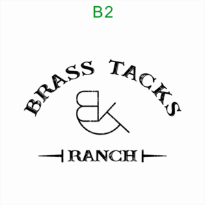 Logo Design by JohnnyMacK for Brass Tacks Ranch  | Design: #26277777