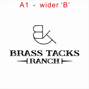 Logo Design by JohnnyMacK for Brass Tacks Ranch  | Design: #26286178