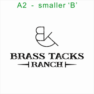 Logo Design by JohnnyMacK for Brass Tacks Ranch  | Design: #26286179