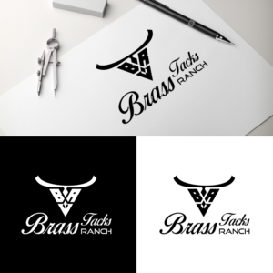 Design de Logo par manah bening pour Brass Tacks Ranch  | Design : #26189824