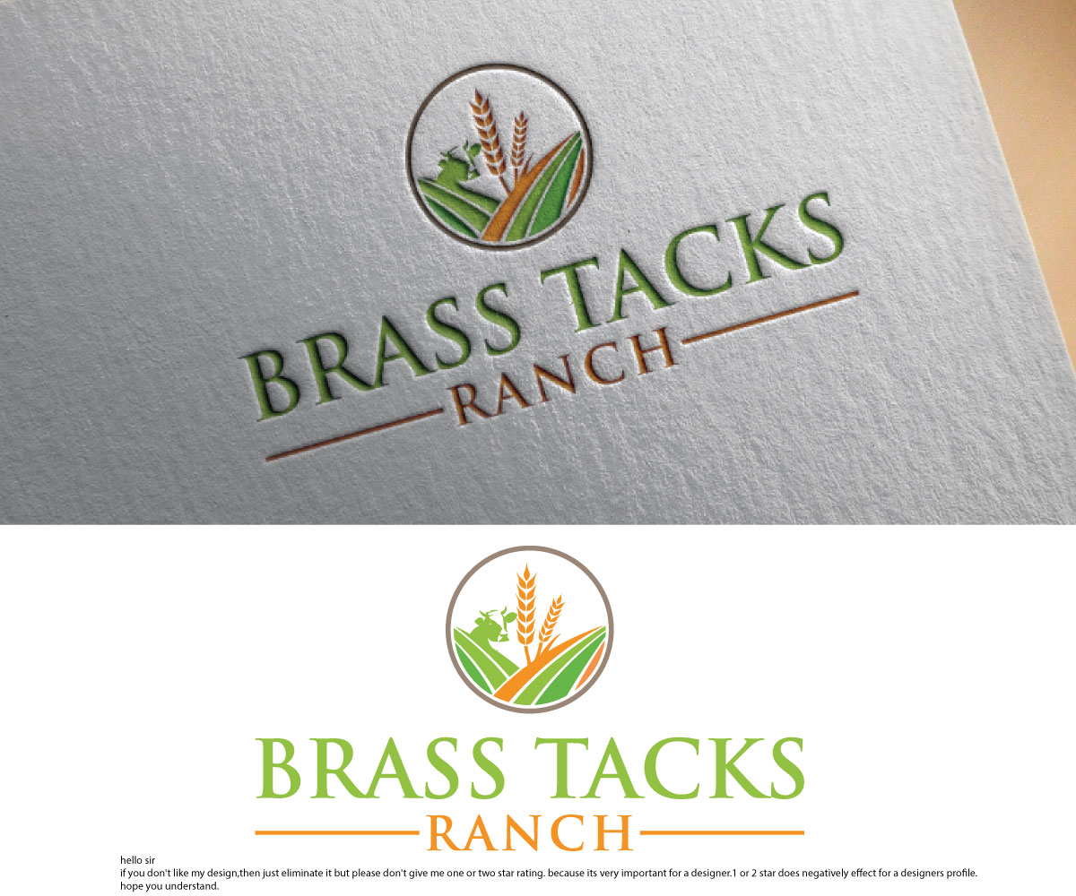 Logo Design by sekanul for Brass Tacks Ranch  | Design #26170404