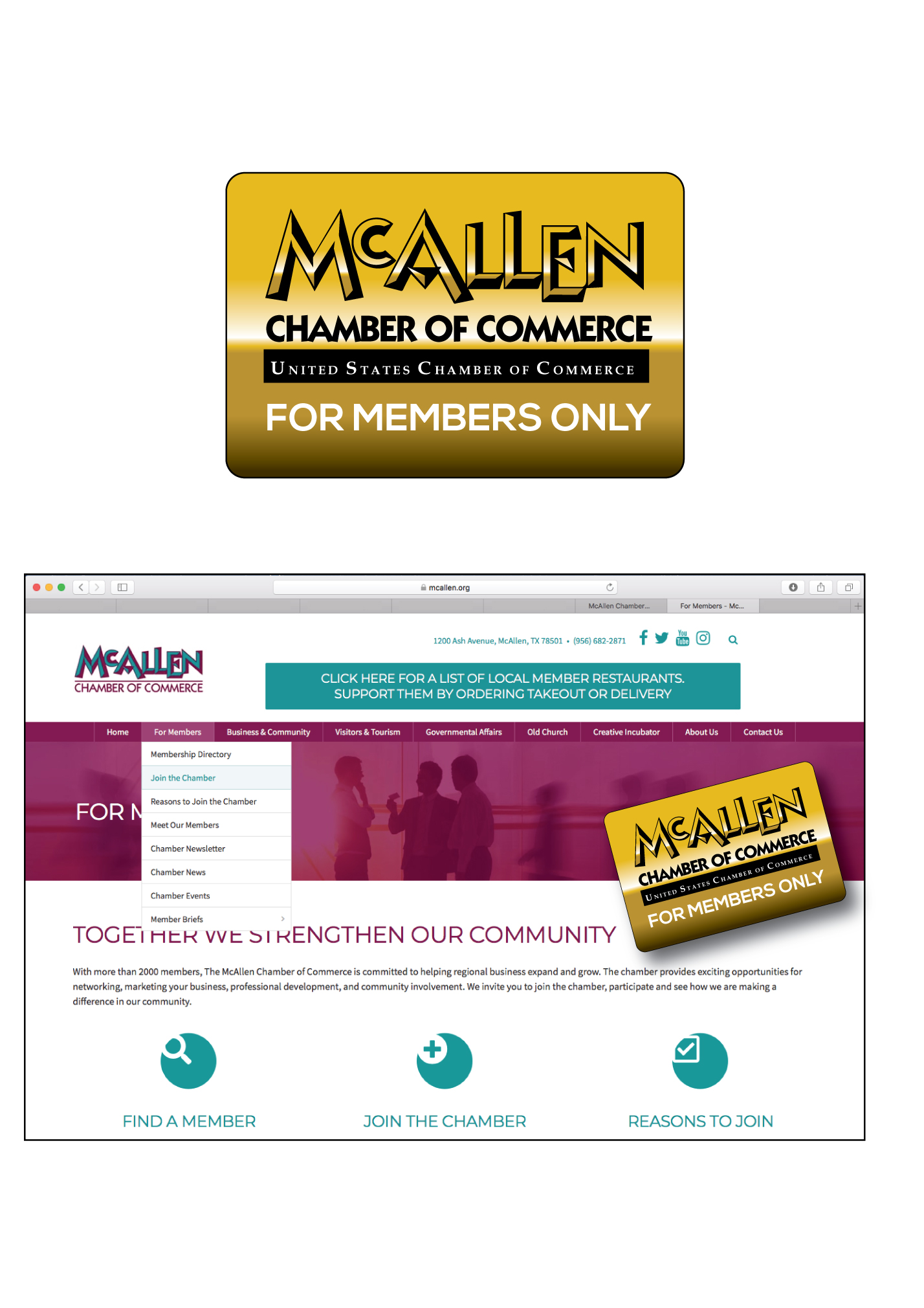 Diseño de Logo por Sevy para McAllen Chamber of Commerce | Diseño #26169902