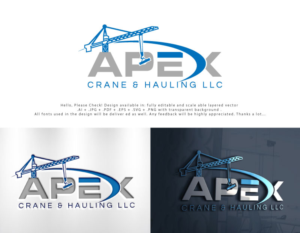 Logo Design by Pro_DesignMaster for Apex Crane & Hauling | Design: #26175240