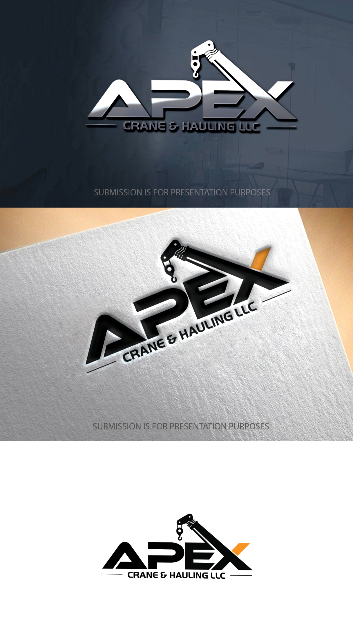 Logo-Design von graphicevolution für Apex Crane & Hauling | Design #26176434