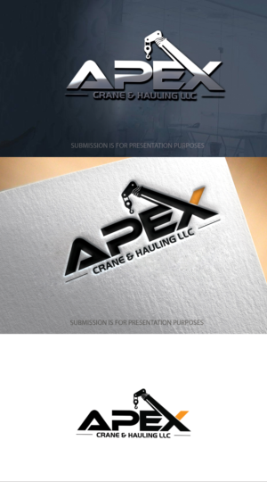 Logo Design by graphicevolution for Apex Crane & Hauling | Design: #26176434