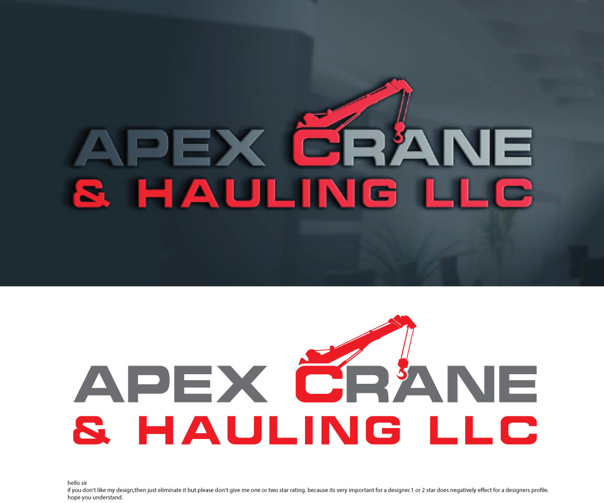 Logo Design by sekanul for Apex Crane & Hauling | Design #26170444